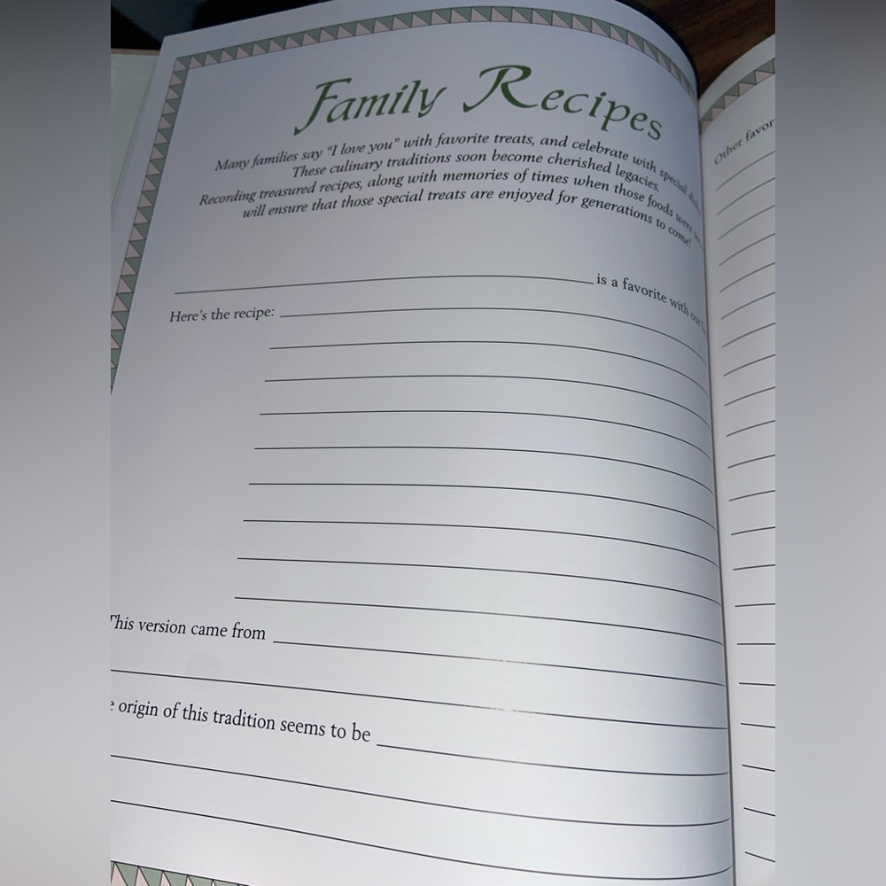 Our Family Tree~Keepsake Book by Barbara Briggs Morrow~Linen Binding~New - Picture 6 of 12